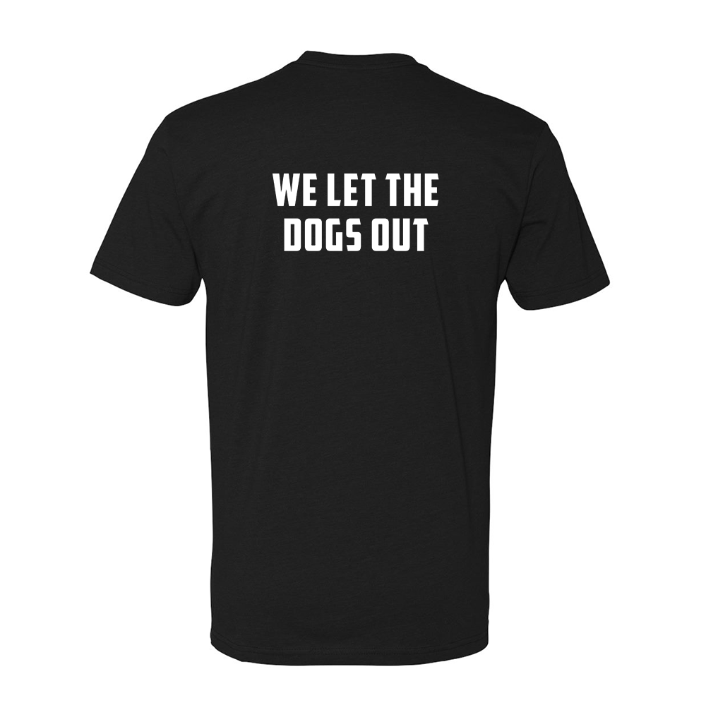 Happy Dog "Quotes" Black T-Shirt - Multiple Fun Quotes