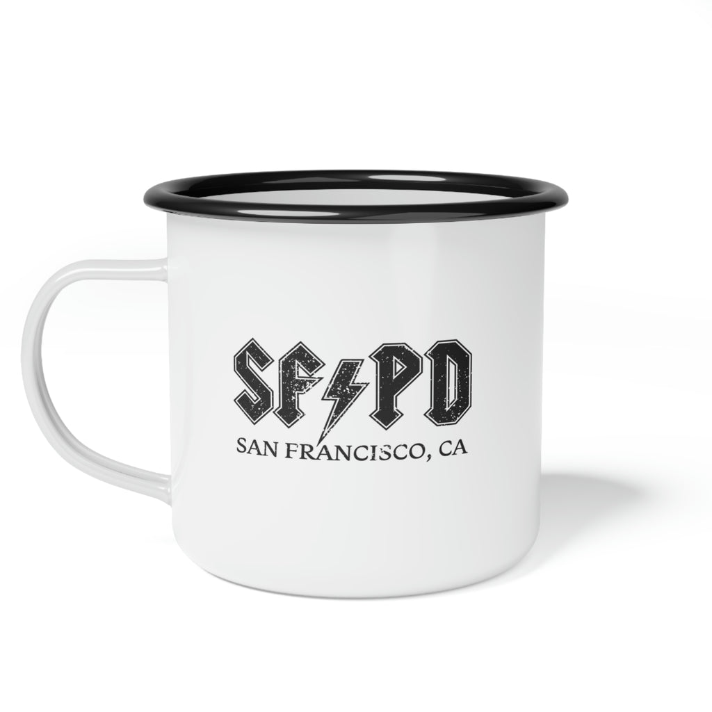 SFPD Rock Tour Enamel Camp Cup - MakeMeTees