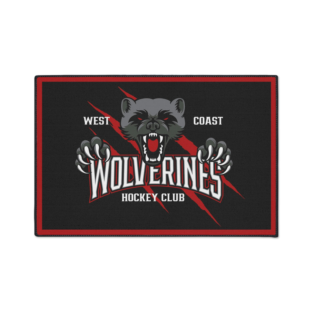 Wolverines Hockey Heavy Duty Floor Mat - MakeMeTees