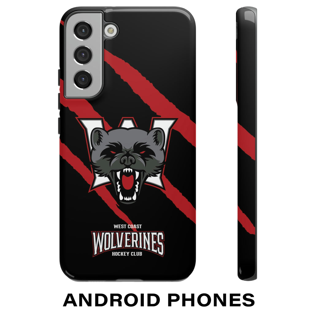 Wolverines Hockey Smartphone Tough Case, Android Phones - MakeMeTees