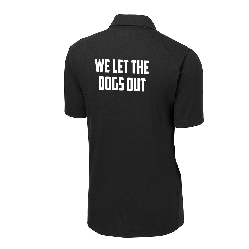 Happy Dog Women's Black Polo