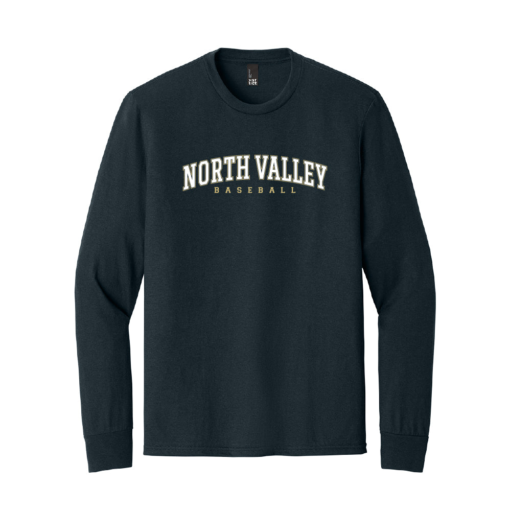 North Valley Baseball Collegiate Long Sleeve T-Shirt - Multiple Colorways - DM132