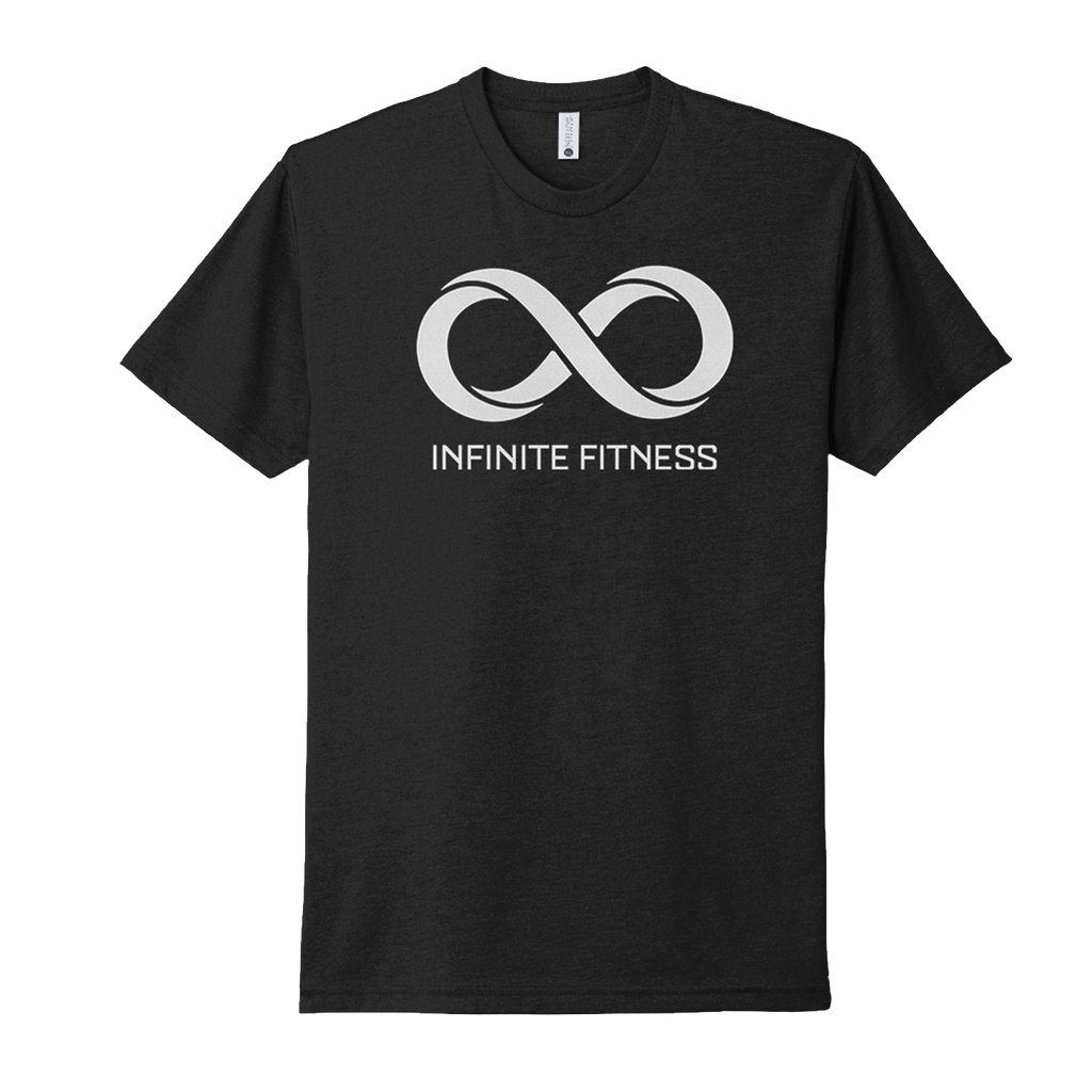 Infinite Fitness Logo Men's Black T-Shirt